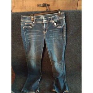Apt. 9 Women's Bootcut Denim Jeans 12 Blue Pre-owned Good Condition